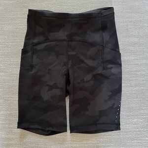 Lululemon Camo Biker Shorts